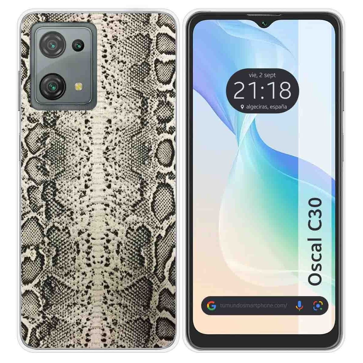 Funda Silicona para Blackview Oscal C30 / C30 Pro diseño Animal 01 Dibujos