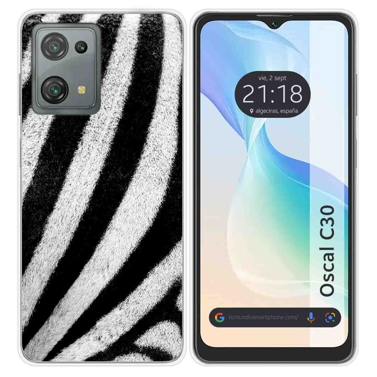 Funda Silicona para Blackview Oscal C30 / C30 Pro diseño Animal 02 Dibujos
