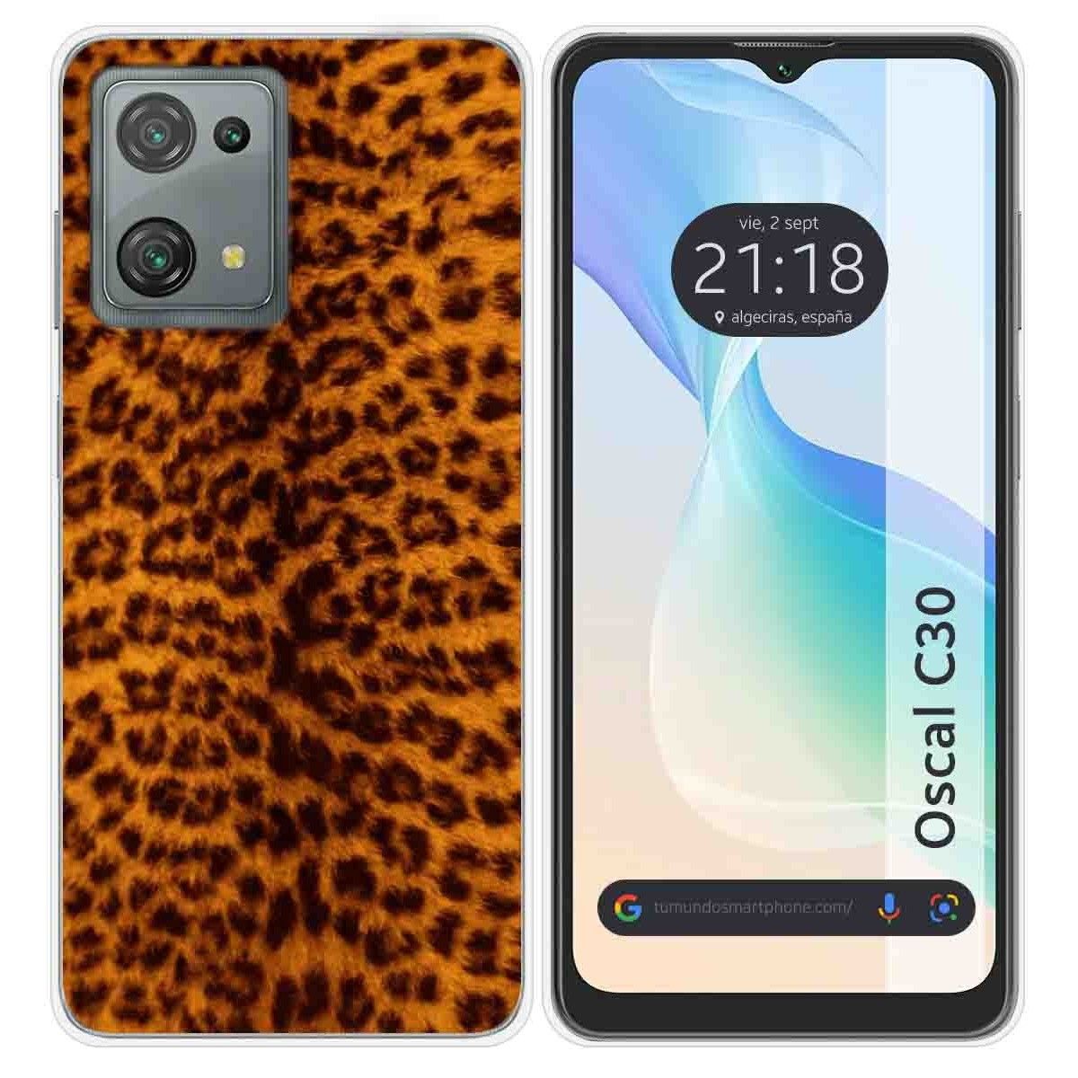 Funda Silicona para Blackview Oscal C30 / C30 Pro diseño Animal 03 Dibujos