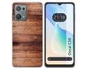 Funda Silicona para Blackview Oscal C30 / C30 Pro diseño Madera 02 Dibujos