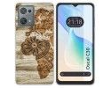 Funda Silicona para Blackview Oscal C30 / C30 Pro diseño Madera 07 Dibujos