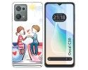 Funda Silicona para Blackview Oscal C30 / C30 Pro diseño Café Dibujos