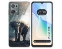 Funda Silicona para Blackview Oscal C30 / C30 Pro diseño Elefante Dibujos