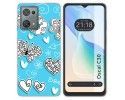 Funda Silicona para Blackview Oscal C30 / C30 Pro diseño Mariposas Dibujos