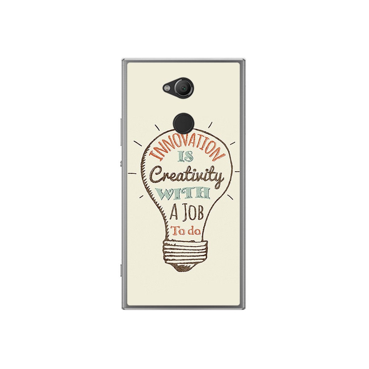 Funda Gel Tpu para Sony Xperia XA2 Diseño Creativity Dibujos