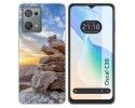 Funda Silicona para Blackview Oscal C30 / C30 Pro diseño Sunset Dibujos