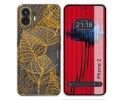 Funda Silicona Transparente para Nothing Phone 2 5G diseño Hojas Dibujos
