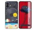 Funda Silicona Transparente para Nothing Phone 2 5G diseño Playa Dibujos