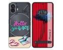Funda Silicona Transparente para Nothing Phone 2 5G diseño Summer Dibujos