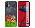 Funda Silicona Transparente para Nothing Phone 2 5G diseño Tigre Dibujos