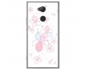 Funda Gel Tpu para Sony Xperia XA2 Diseño Flores Minimal Dibujos