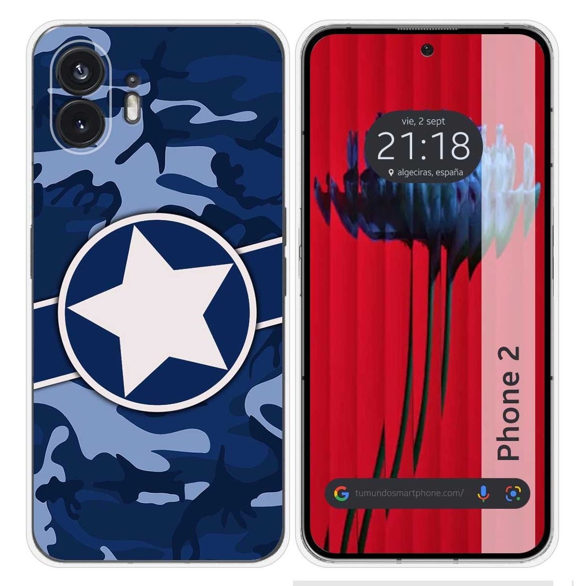 Funda Silicona para Nothing Phone 2 5G diseño Camuflaje 03 Dibujos