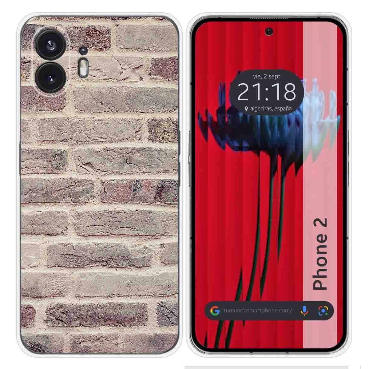 Funda Silicona para Nothing Phone 2 5G diseño Ladrillo 01 Dibujos