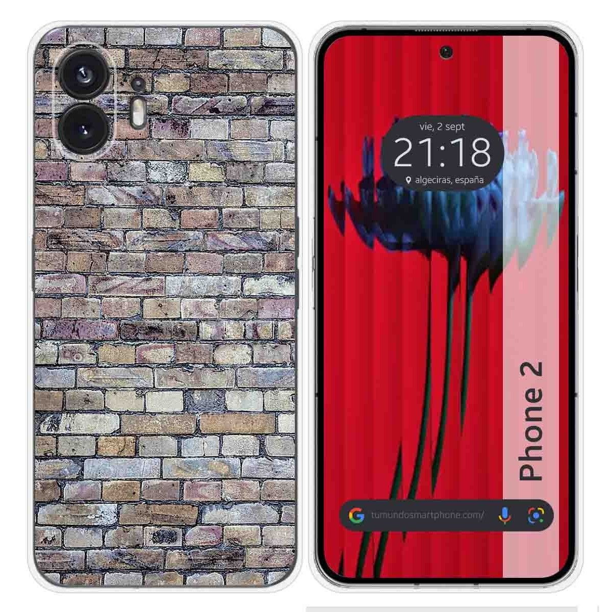 Funda Silicona para Nothing Phone 2 5G diseño Ladrillo 02 Dibujos