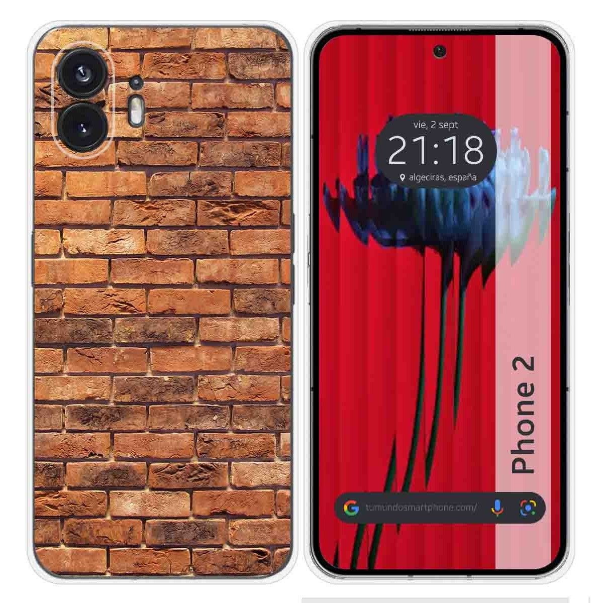 Funda Silicona para Nothing Phone 2 5G diseño Ladrillo 04 Dibujos