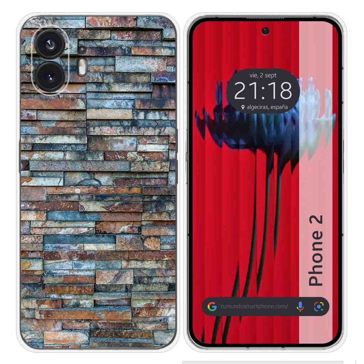 Funda Silicona para Nothing Phone 2 5G diseño Ladrillo 05 Dibujos