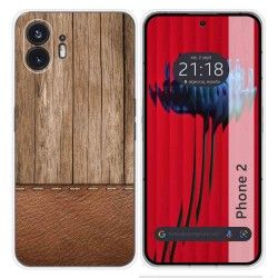 Funda Silicona para Nothing Phone 2 5G diseño Madera 09 Dibujos