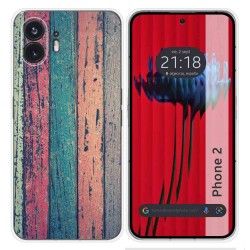 Funda Silicona para Nothing Phone 2 5G diseño Madera 10 Dibujos