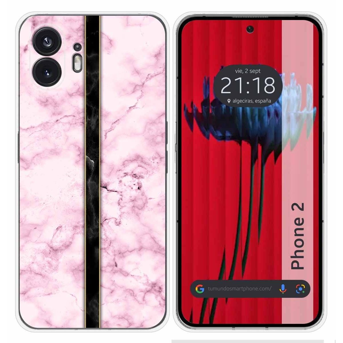 Funda Silicona para Nothing Phone 2 5G diseño Mármol 04 Dibujos
