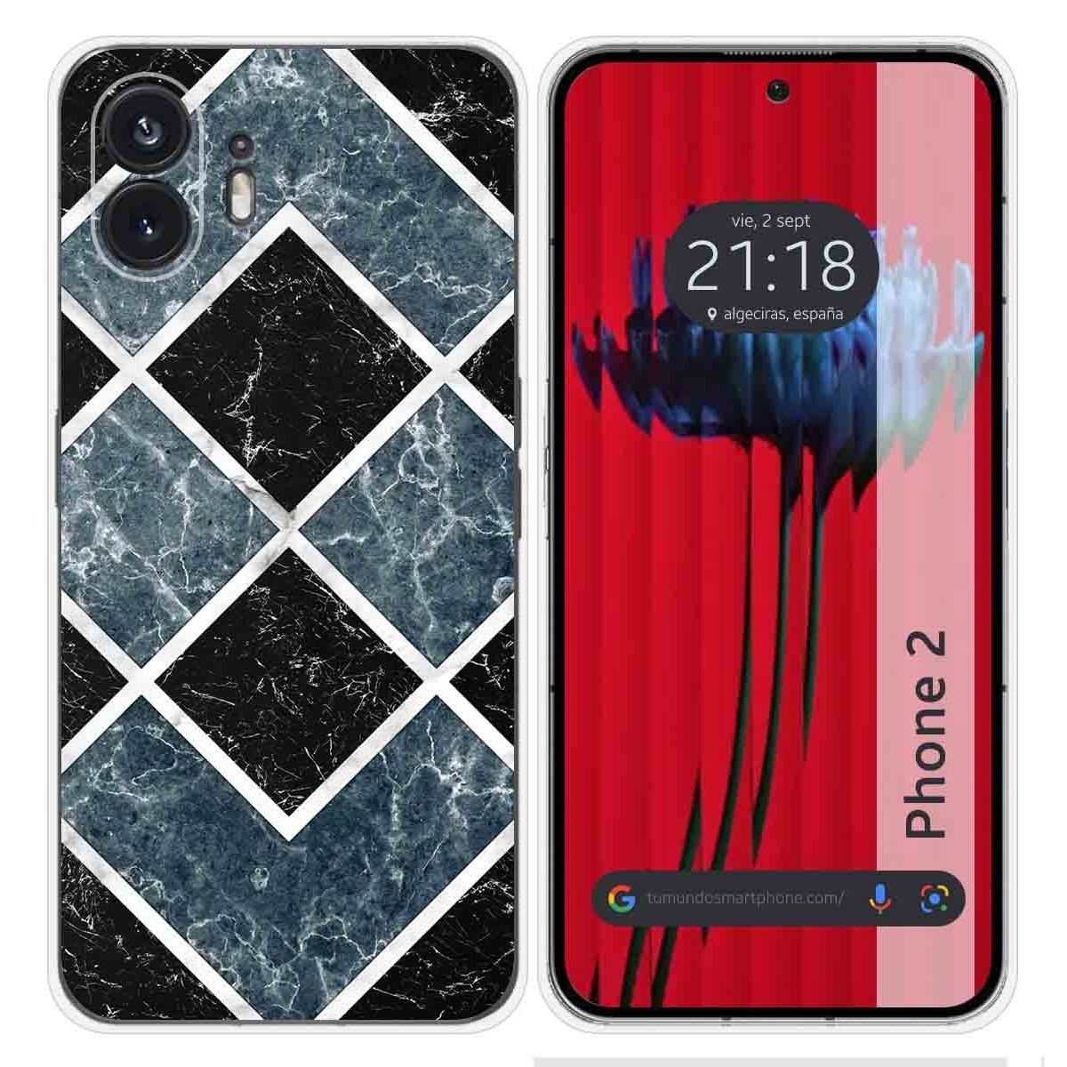 Funda Silicona para Nothing Phone 2 5G diseño Mármol 06 Dibujos