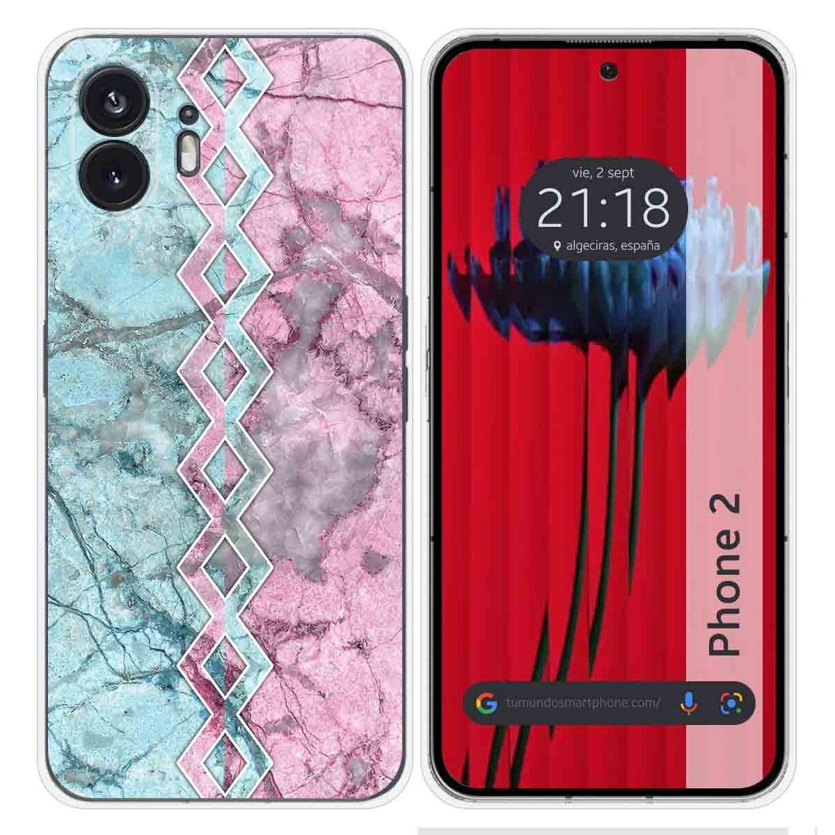 Funda Silicona para Nothing Phone 2 5G diseño Mármol 08 Dibujos