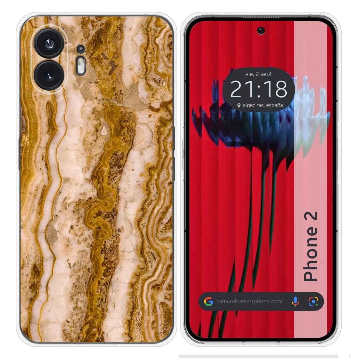Funda Silicona para Nothing Phone 2 5G diseño Mármol 10 Dibujos