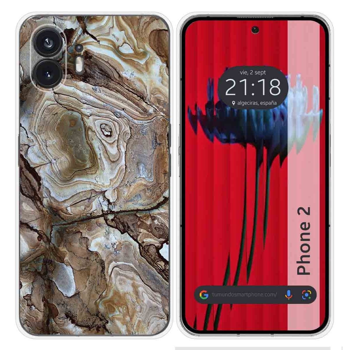 Funda Silicona para Nothing Phone 2 5G diseño Mármol 14 Dibujos
