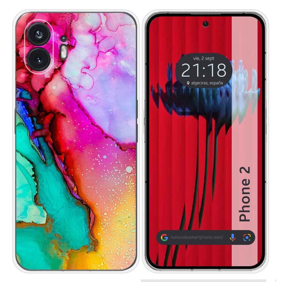 Funda Silicona para Nothing Phone 2 5G diseño Mármol 15 Dibujos