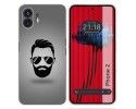 Funda Silicona para Nothing Phone 2 5G diseño Barba Dibujos