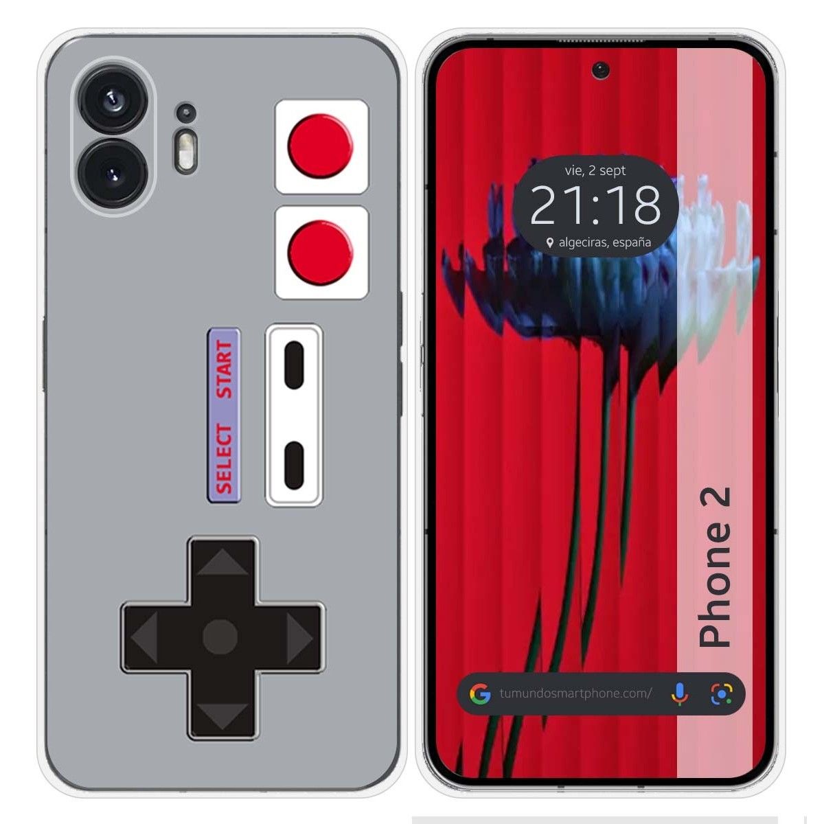 Funda Silicona para Nothing Phone 2 5G diseño Consola Dibujos