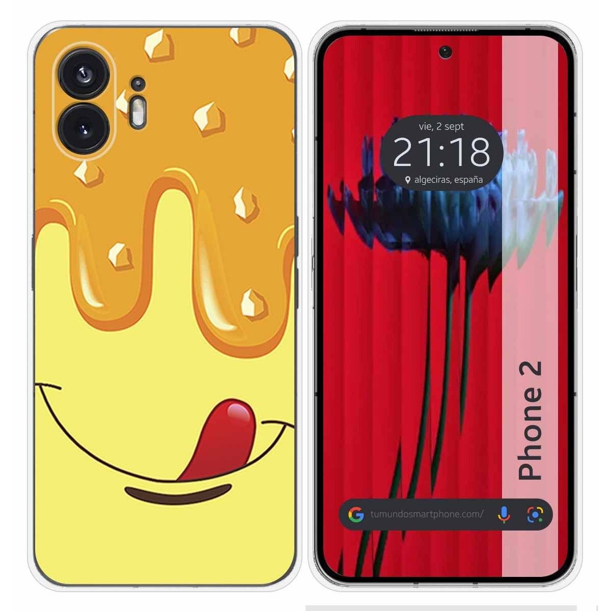 Funda Silicona para Nothing Phone 2 5G diseño Helado Vainilla Dibujos