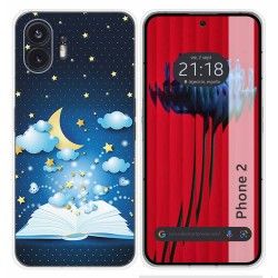 Funda Silicona para Nothing Phone 2 5G diseño Libro Cuentos Dibujos