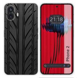 Funda Silicona para Nothing Phone 2 5G diseño Neumatico Dibujos