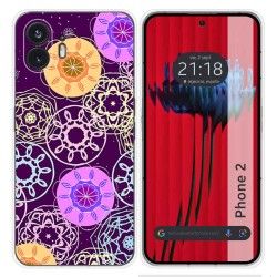 Funda Silicona para Nothing Phone 2 5G diseño Radial Dibujos