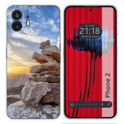 Funda Silicona para Nothing Phone 2 5G diseño Sunset Dibujos