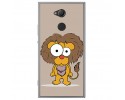 Funda Gel Tpu para Sony Xperia XA2 Diseño Leon Dibujos