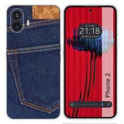 Funda Silicona para Nothing Phone 2 5G diseño Vaquero Dibujos