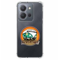 Funda Silicona Antigolpes para Vivo Y36 4G / 5G diseño Adventure Dibujos