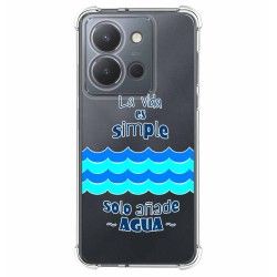 Funda Silicona Antigolpes para Vivo Y36 4G / 5G diseño Agua Dibujos