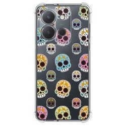 Funda Silicona Antigolpes para Vivo Y36 4G / 5G diseño Catrina Dibujos