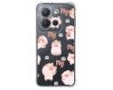 Funda Silicona Antigolpes para Vivo Y36 4G / 5G diseño Cerdos Dibujos