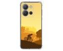 Funda Silicona Antigolpes para Vivo Y36 4G / 5G diseño Ciclista Dibujos