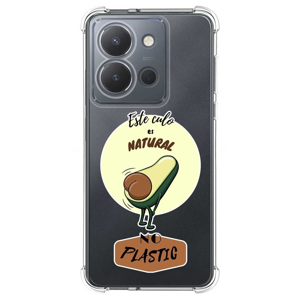 Funda Silicona Antigolpes para Vivo Y36 4G / 5G diseño Culo Natural Dibujos