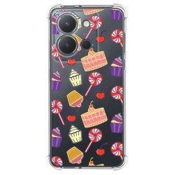 Funda Silicona Antigolpes para Vivo Y36 4G / 5G diseño Dulces 01 Dibujos
