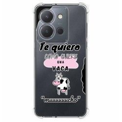 Funda Silicona Antigolpes para Vivo Y36 4G / 5G diseño Vaca Dibujos