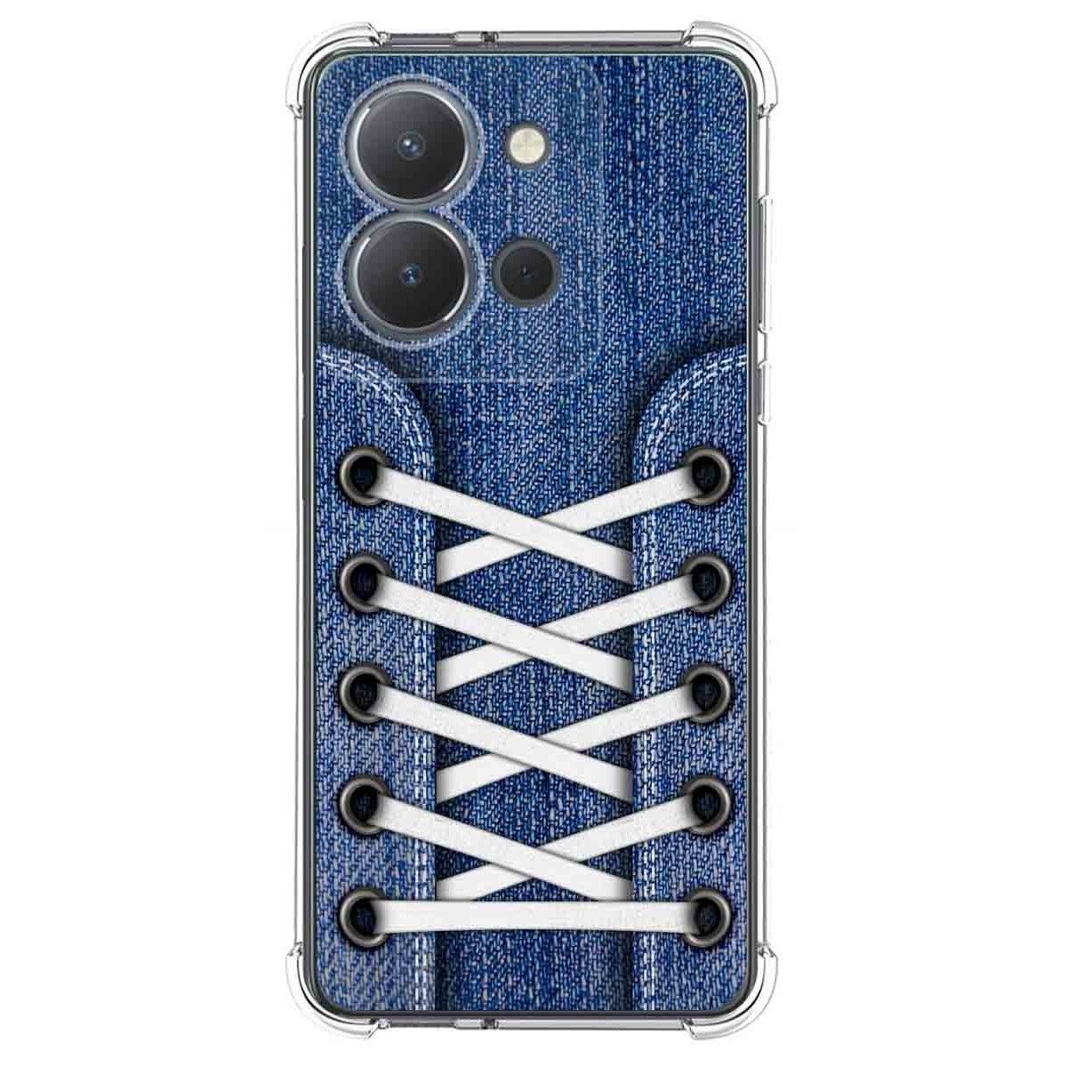 Funda Silicona Antigolpes para Vivo Y36 4G / 5G diseño Zapatillas 01 Dibujos