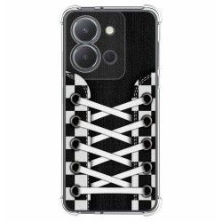 Funda Silicona Antigolpes para Vivo Y36 4G / 5G diseño Zapatillas 03 Dibujos