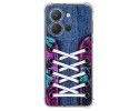Funda Silicona Antigolpes para Vivo Y36 4G / 5G diseño Zapatillas 06 Dibujos