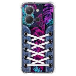 Funda Silicona Antigolpes para Vivo Y36 4G / 5G diseño Zapatillas 07 Dibujos
