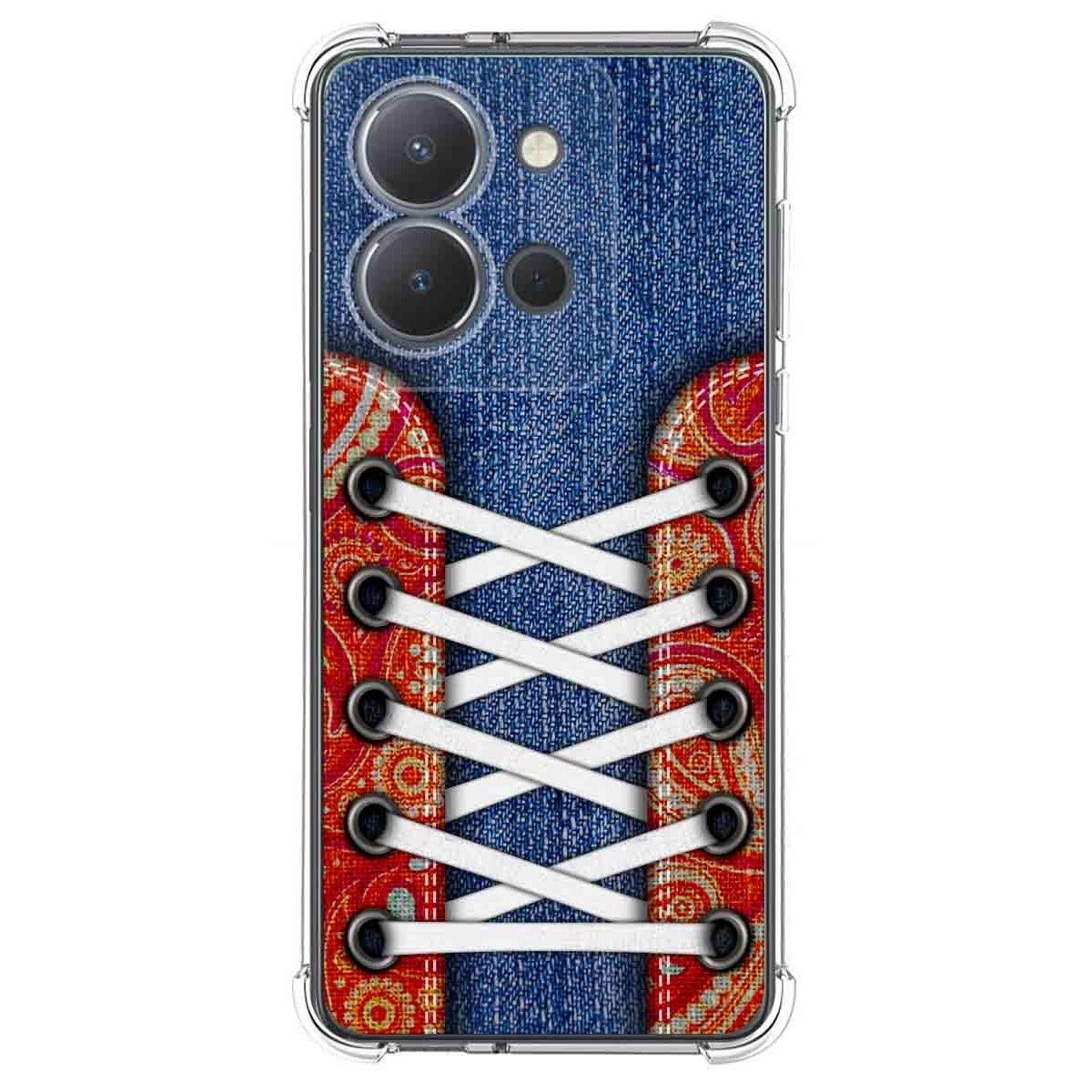 Funda Silicona Antigolpes para Vivo Y36 4G / 5G diseño Zapatillas 11 Dibujos